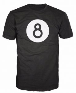 8 Ball Design Mens Womens T-Shirt