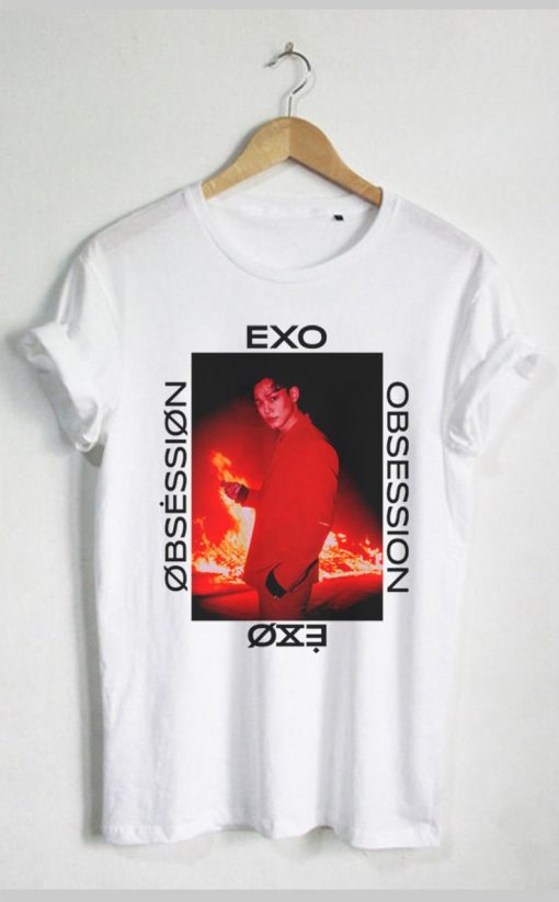 Chen EXO OBSESSION Boyband Boygroup Kpop T Shirt