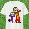 Double Joker Calvin and Hobbes Put On A Happy Face Joaquin Phoenix T Shirt