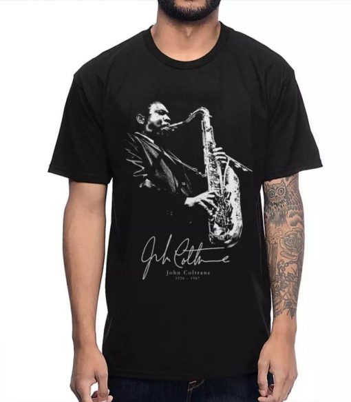 John Coltrane Saxophone Jazz Mens Womens T-Shirt