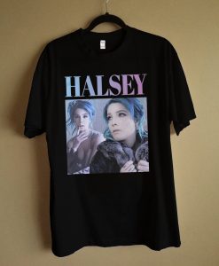 Halsey vintage 90s design white unisex t-shirt