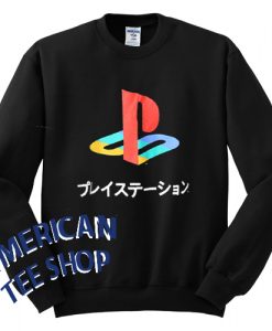 Playstation Japanese Katakana Sweatshirt