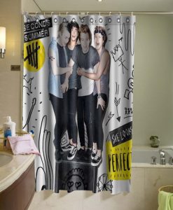5 Second of Summer 5SOS 009 Shower Curtain