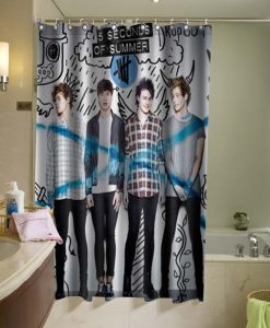 5 Seconds of Summer 5SOS 002 Shower Curtain