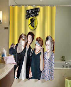 5 Seconds of Summer 5SOS 005 Shower Curtain