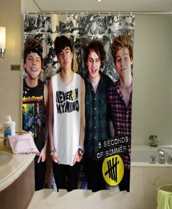 5 Seconds of Summer 5SOS 006 Shower Curtain