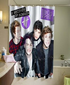 5 Seconds of Summer 5SOS 007 Shower Curtain