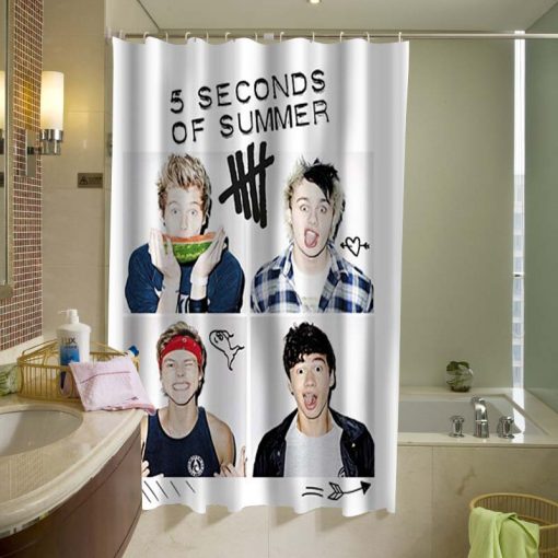 5 Seconds of Summer 5SOS 008 Shower Curtain