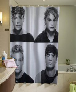 5 seconds of summer Shower Curtain
