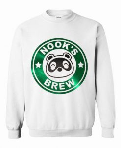 ACNH Foil Nook’s Brew Sweatshirt