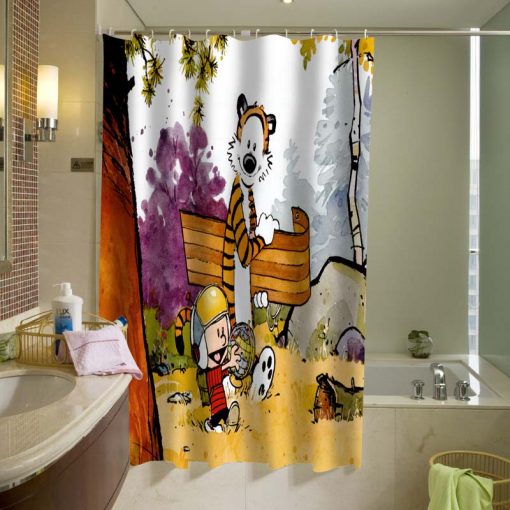 Calvin and Hobbes 002 Shower Curtain