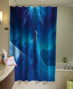 Disney Frozen Snow Queen Elsa Custom Shower Curtain 002