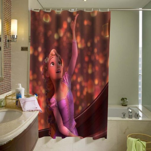 Disney Tangled Rapunzel 002 Shower Curtain
