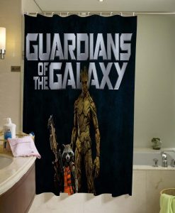 Guardians of The Galaxy - Rocket and Groot Shower Curtain