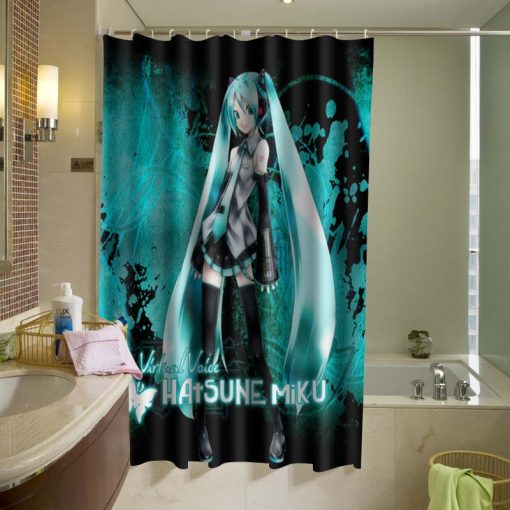 Hatsune Miku Shower Curtain