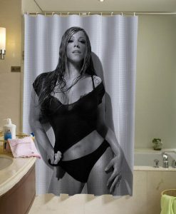 Mariah Carey Sexy shower curtain