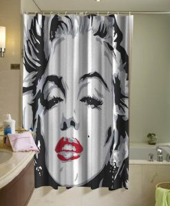 Monroe Marilyn retro hower curtain