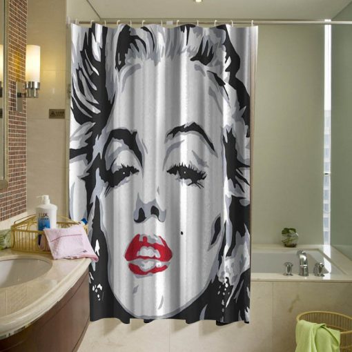 Monroe Marilyn retro hower curtain