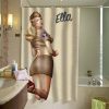 Sexy Retro Pinup Girl 017 Shower Curtain