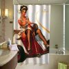 Sexy Retro Pinup Girl 021 Shower Curtain