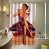Sexy Retro Pinup Girl 022 Shower Curtain