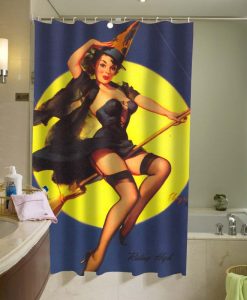 Sexy Retro Pinup Girl 023 Shower Curtain