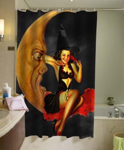 Sexy Retro Pinup Girl 025 Shower Curtain