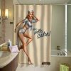 Sexy Retro Pinup Girl 031 Shower Curtain