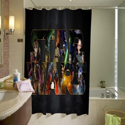 Star Wars Logo Shower Curtain