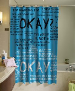 The Fault In Our Stars John Green Shower Curtain