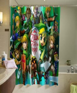 The Legend Of Zelda Shower Curtain