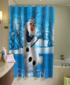 olaf disney frozen Shower Curtains