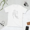 Angel Line Art T Shirt