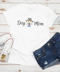 Dog Mom Retriever with Hat T-Shirt
