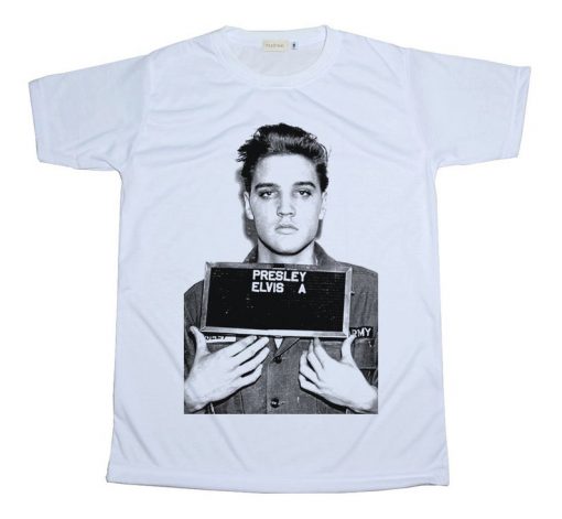 Elvis Presley Mugshot Unisex Adult T-Shirt