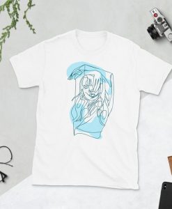 Face Body Abstract Drawing T Shirt