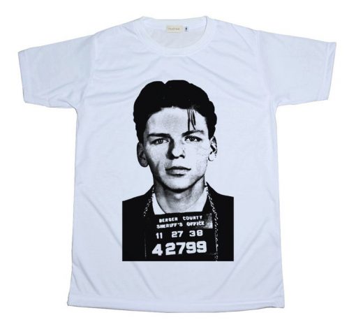 Frank Sinatra Mugshot Unisex Adult T-Shirt