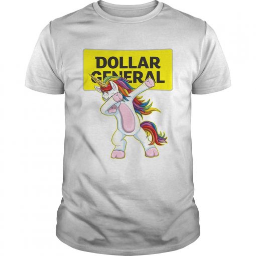 Unicorn Dabbing Dollar General T shirt