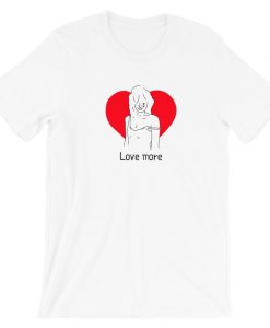 Woman Line Art Love More T-Shirt