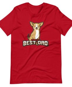 World's Best Dad chihuahua lover T Shirt