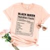 Black Queen Nutrition Facts T Shirt