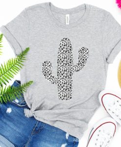 Leopard Cactus T Shirt