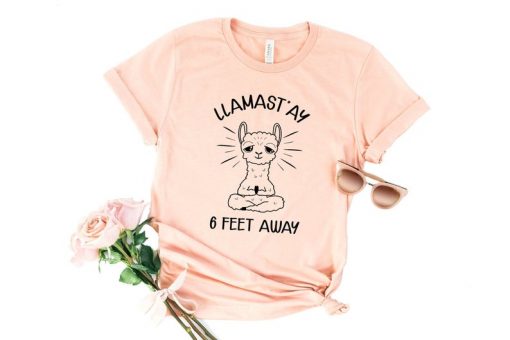 Llama Stay 6 Feet Away T-Shirt