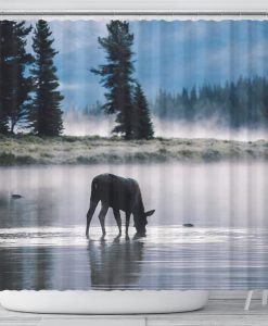 Moose Lake Shower Curtain