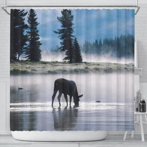 Moose Lake Shower Curtain