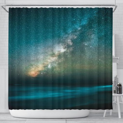 Space Dust Shower Curtain