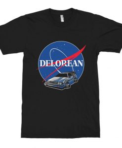 DeLorean Time Machine NASA T-Shirt
