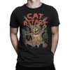 Giant Cat Attack Funny T-Shirt