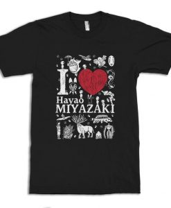 I Love Hayao Miyazaki T-Shirt