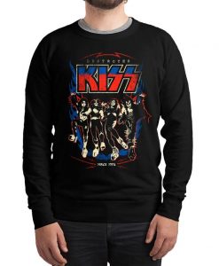 Kiss Destroyer Rock Vintage Sweatshirt